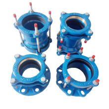 Ductile iron pipe fitting Di universal flexible restrainted coupling joint and flange adaptor connector